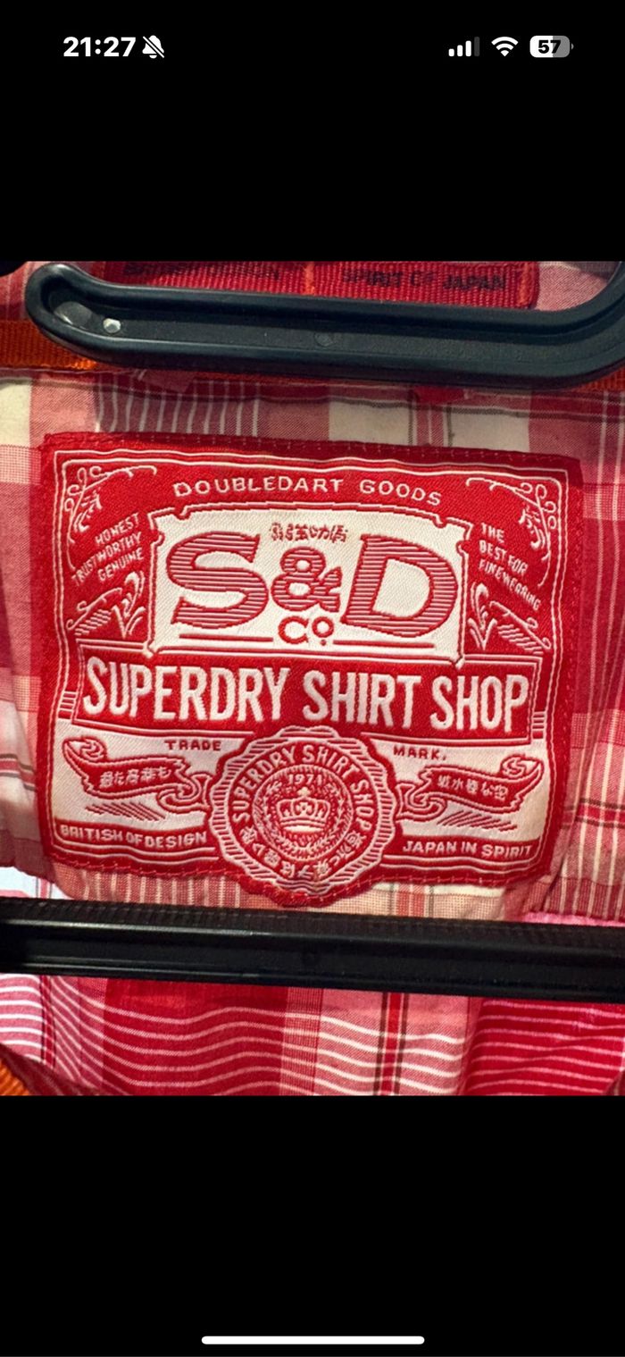 Chemise à carreaux Superdry - photo numéro 3
