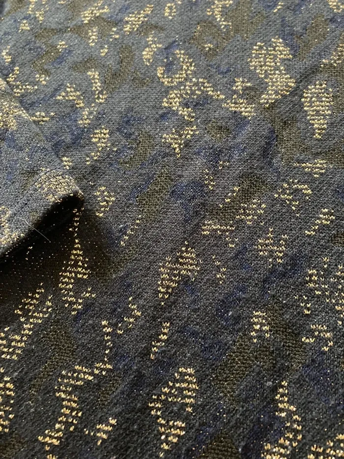 Robe bleue et dorée - photo numéro 2
