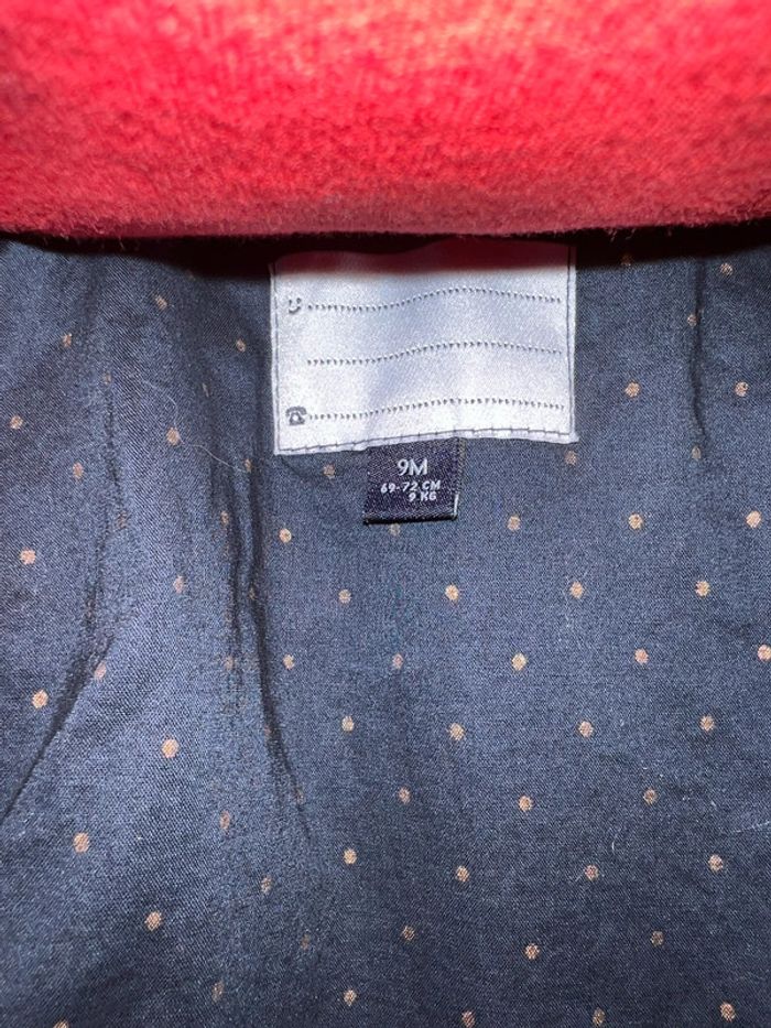 Ensemble kiabi manteau + haut ML 9 mois - photo numéro 3