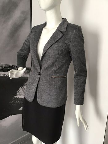 Veste grise pailletée