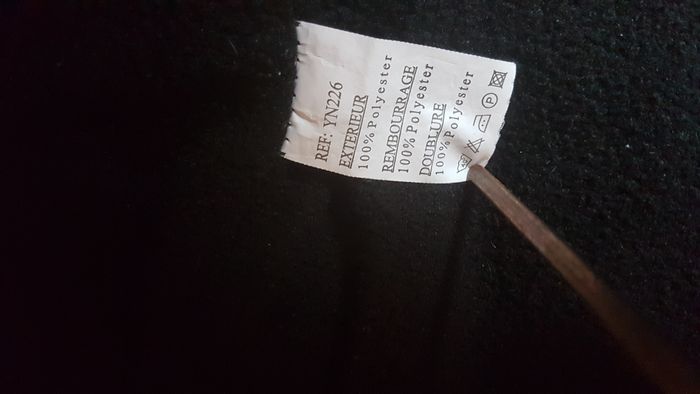 Manteau polaire femme 56 noir Saturne - photo numéro 5