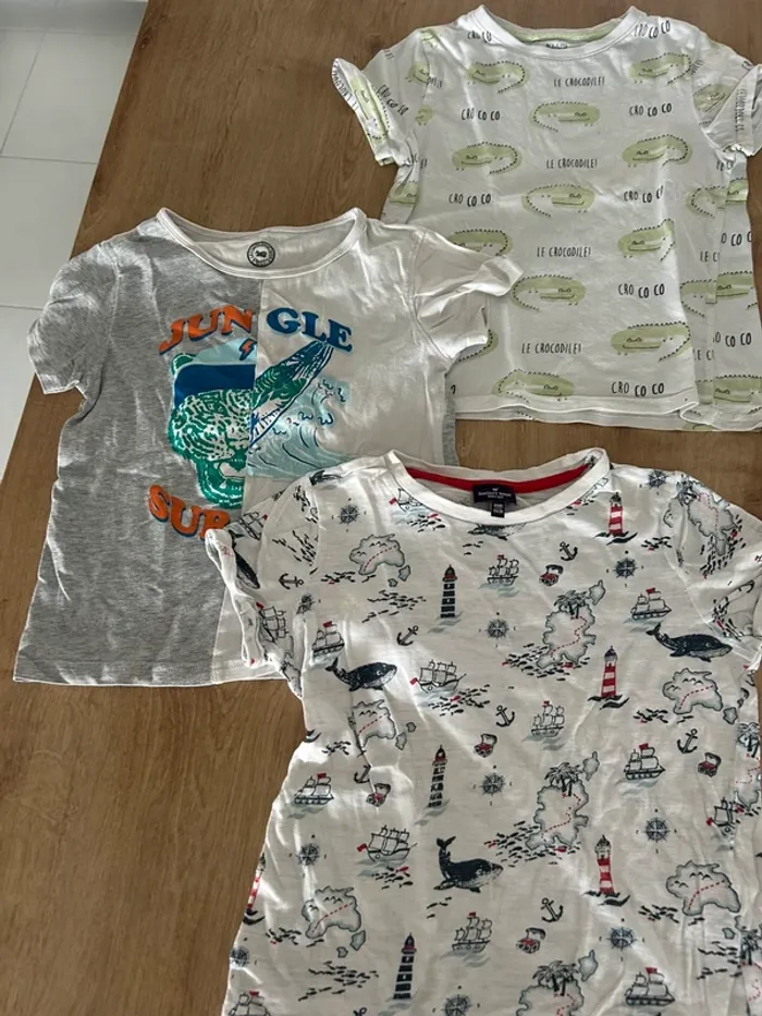 Lot de 3 t-shirt manches courtes