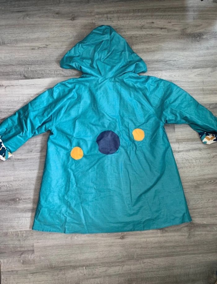 Manteau original enduit lin / coton - photo numéro 3