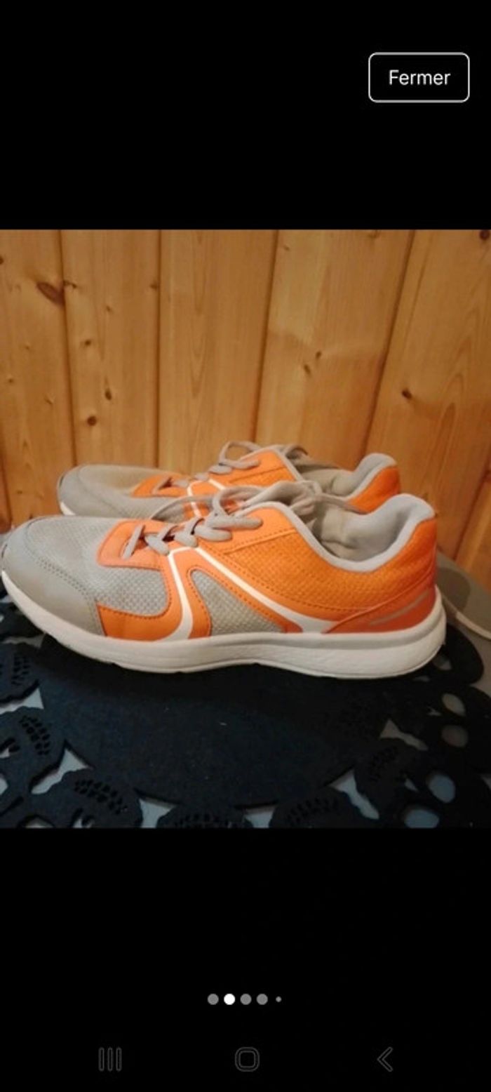 Basket femme orange Tissaia pointure 39 - photo numéro 2