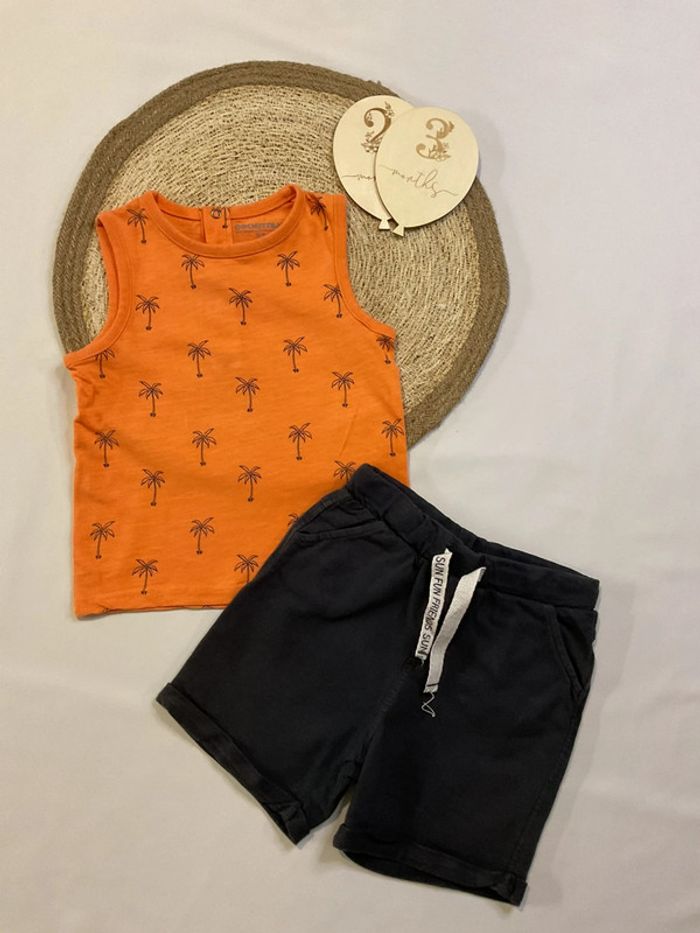 Ensemble débardeur short garçon