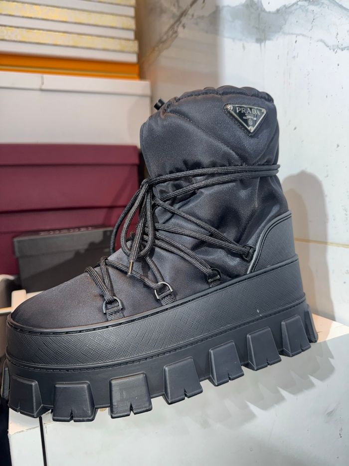 PRADA Bottes après-ski en gabardine Re-Nylon - photo numéro 2