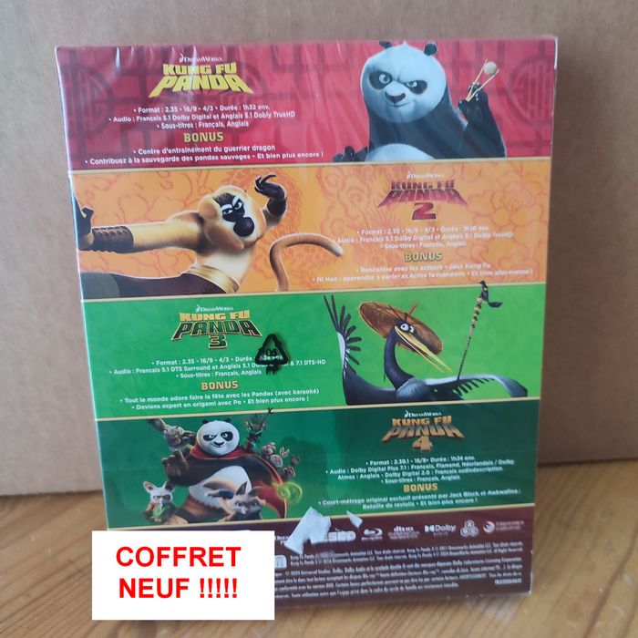 KUNG-FU PANDA - L'intégrale en Blu-Ray (Dreamworks) - photo numéro 2