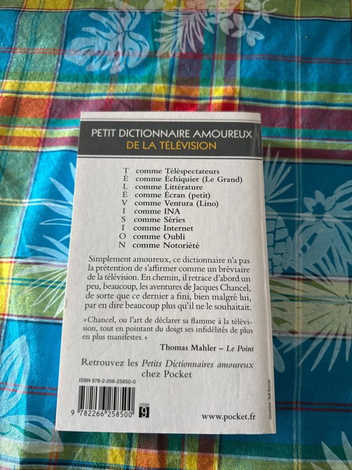 Livre petit dictionnaire amoureux de la télévision - Jacques Chancel - photo numéro 2