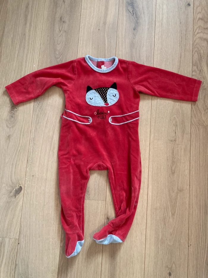 Pyjama velours 18 mois