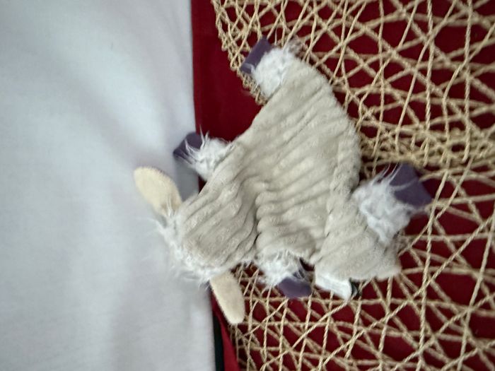 Mouton "Poilodos" DEGLINGOS doudou plat beige - photo numéro 3