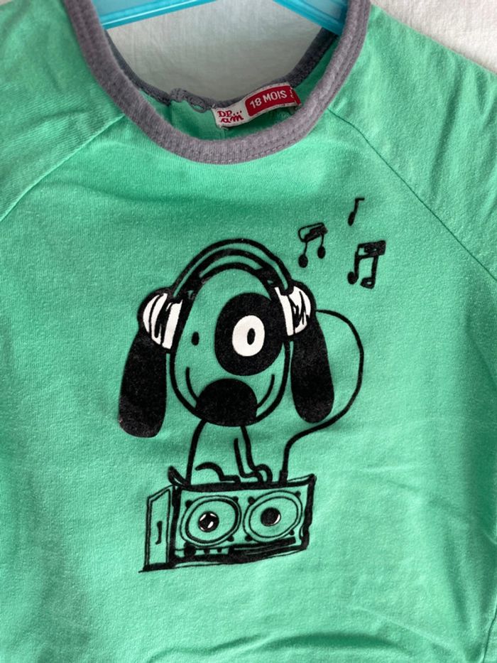 T-shirt 18 mois du pareil au même - photo numéro 2