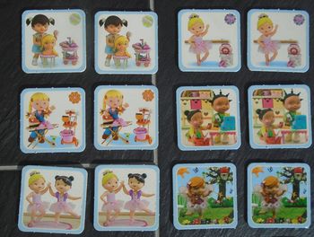 Joli jeu de mémory pour fille (32 cartes)