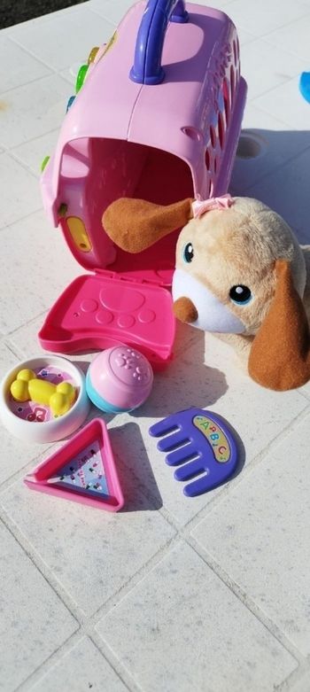 Peluche chien interactif