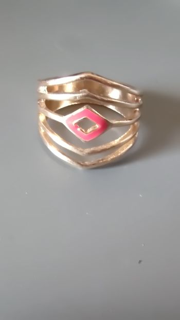 Bague losange dorée T54