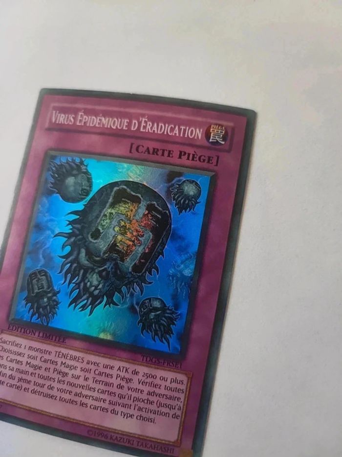 Carte Yu-Gi-Oh! Virus épidémique d'éradication édition limitée tdgs-frse1 - photo numéro 4