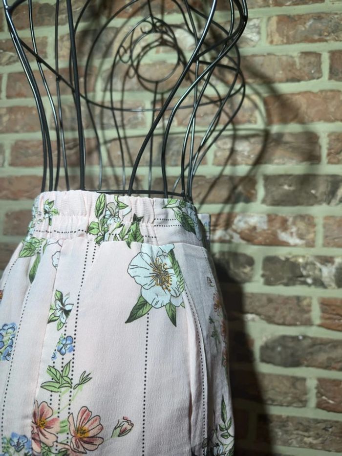 Pantalon rose clair fleuri Primark Taille XXS / 32 - photo numéro 17