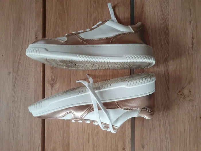 🌸 Baskets blanches avec détails rose gold 🌸 pointure 39 🌸 - photo numéro 6