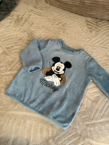 Pull Mickey côtelé 6-9 mois (74 cm)