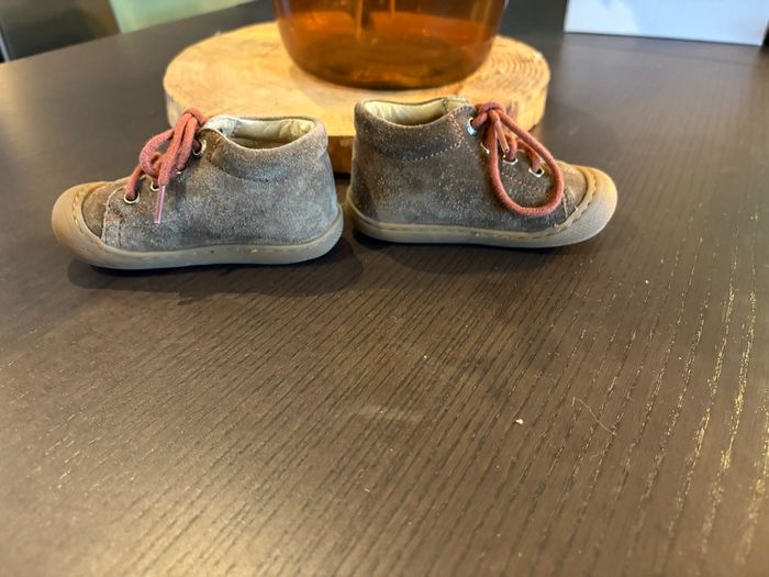 Chaussure à lacets marron - photo numéro 3