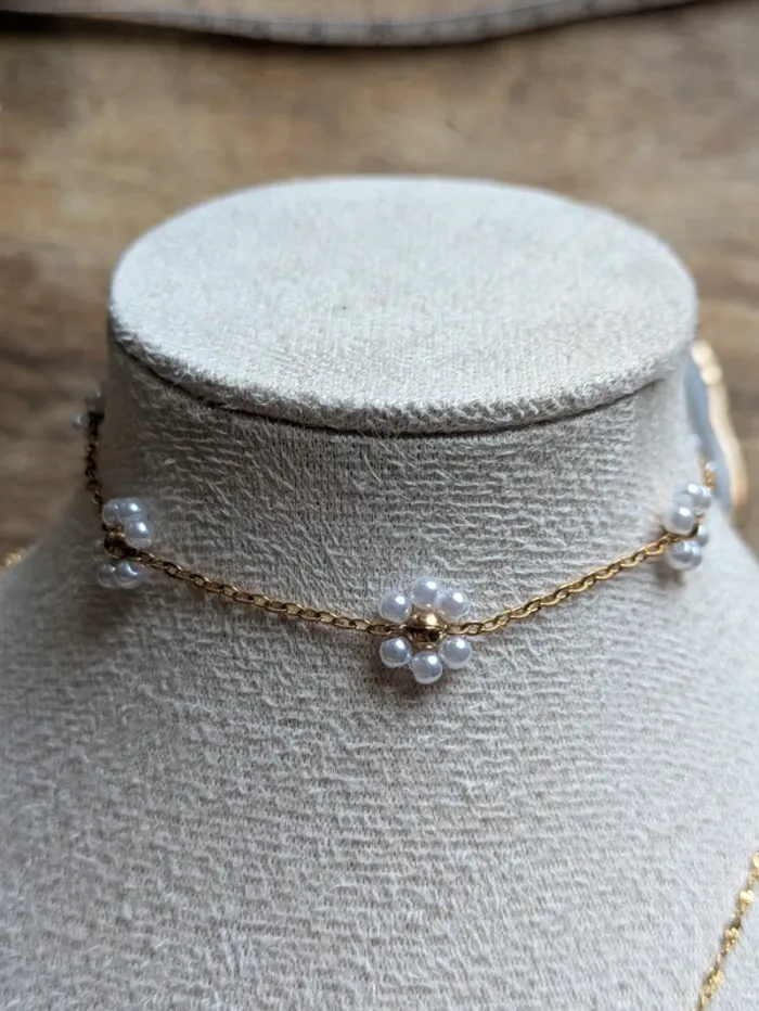 Bracelet de cheville fleur - photo numéro 3