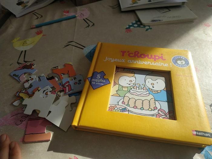 Puzzle livre: 5 puzzles de 16 pièces