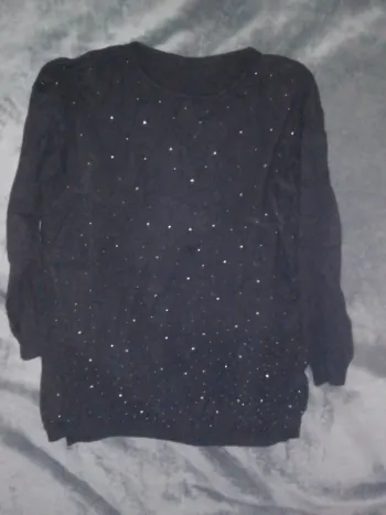 Pull femme avec brillant