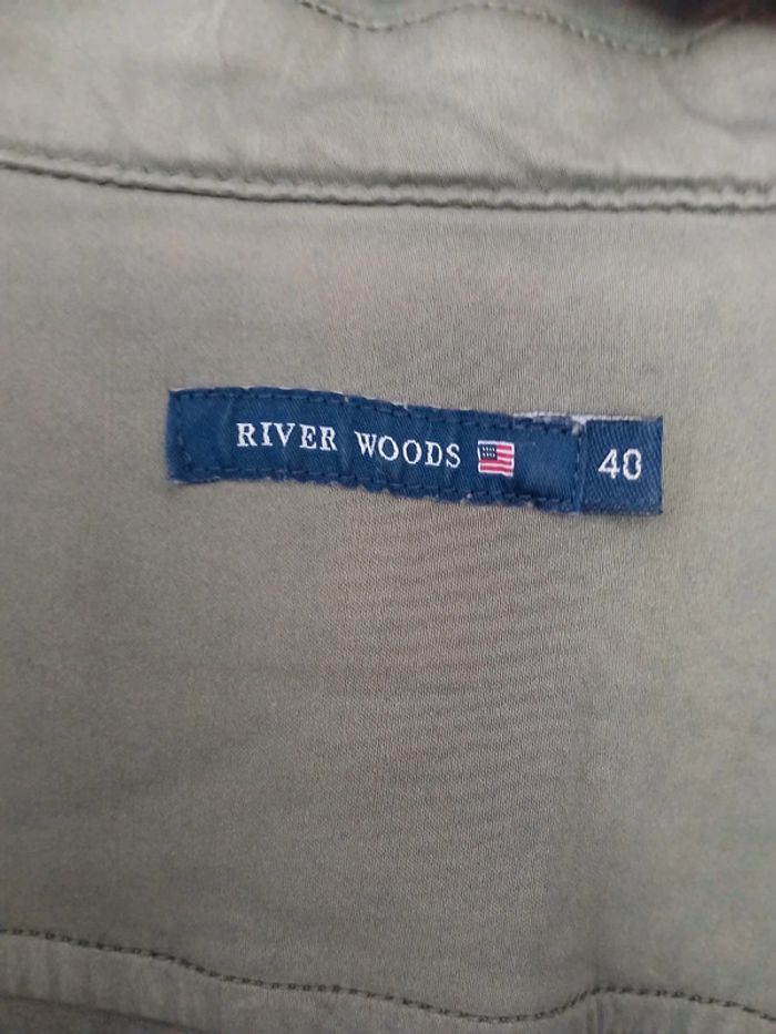 Robe en jeans kaki River Woods taille 40 - photo numéro 5