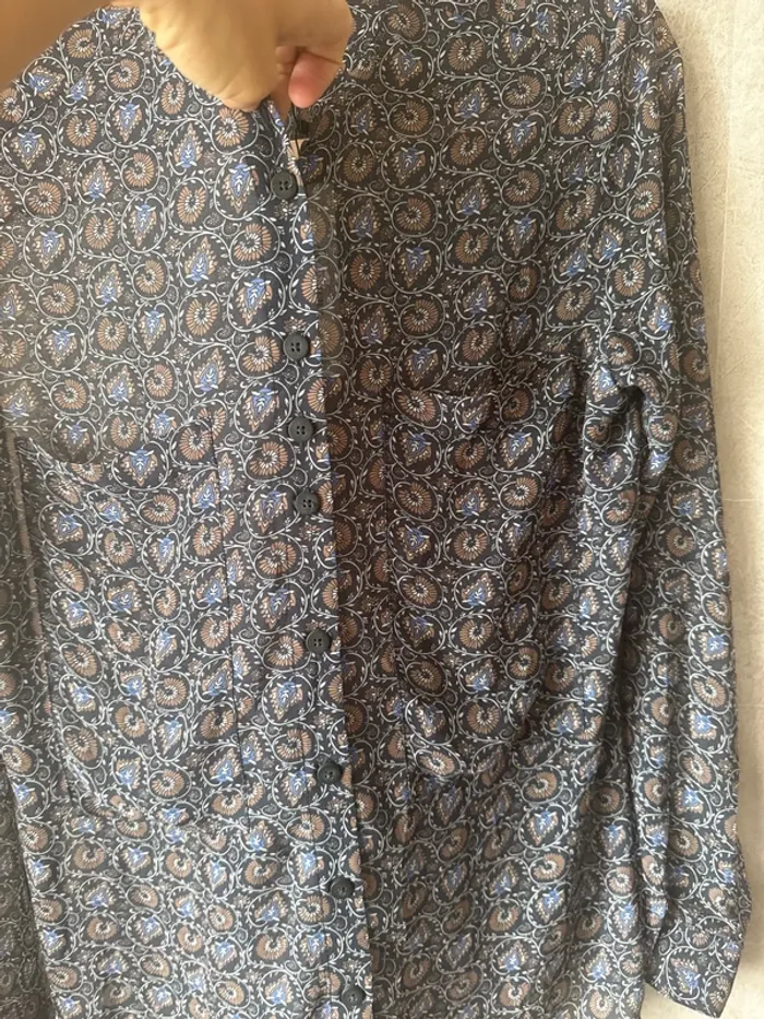 Chemise bleu marine taille S Joelle - photo numéro 8