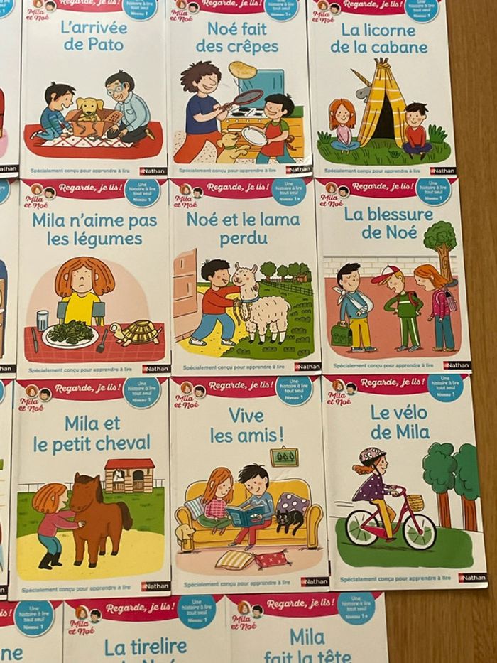 19 livres apprentissage lecture Regarde je lis avec Mila et Noé CP niveau 1 - photo numéro 4