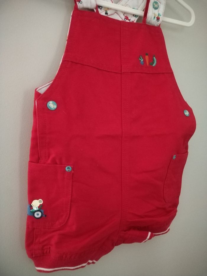 Salopette courte bébé garçon Sergent Major 9 mois - photo numéro 2