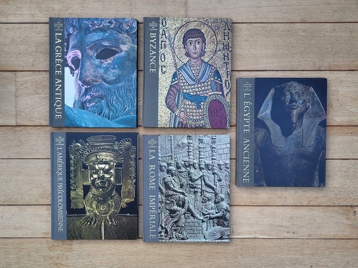 Les grandes époques de l’homme - Lot de 5 livres vintage
