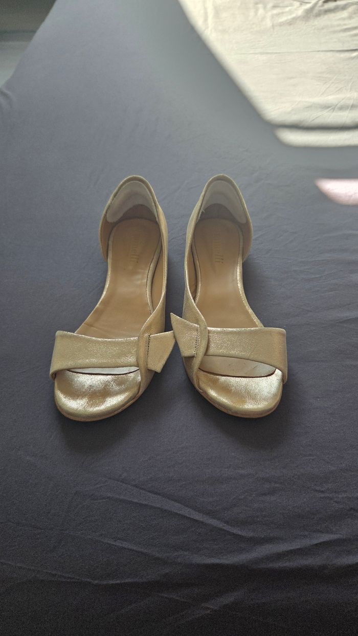 Ballerine dorée Minelli