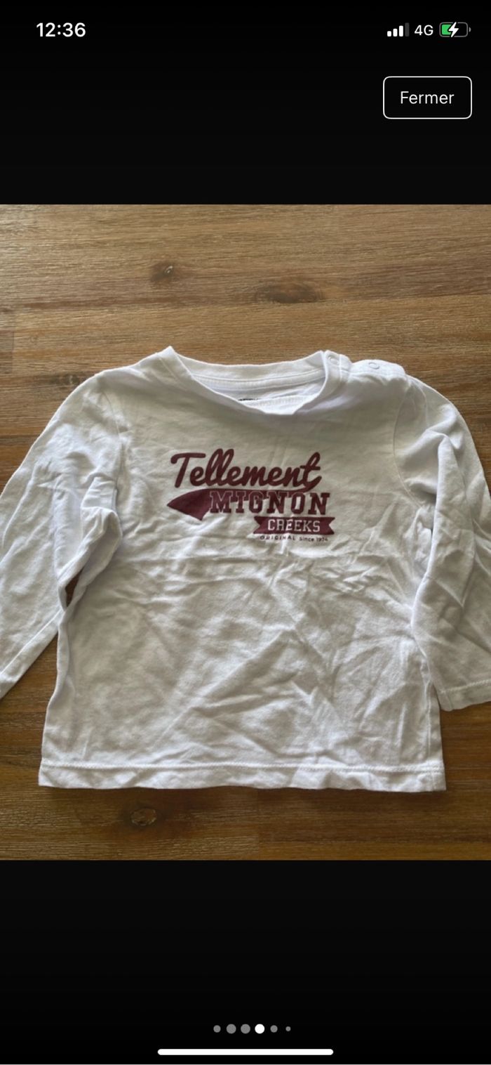Lot 5 tee shirt manches longues - photo numéro 4