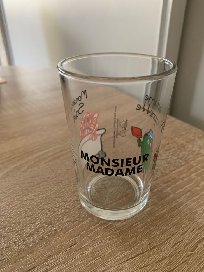 Verre Monsieur sale madame proprette - photo numéro 3
