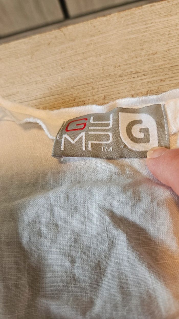 Gilet habilé blanc à manches longues, en lin, Gymp, 8 ans - photo numéro 5