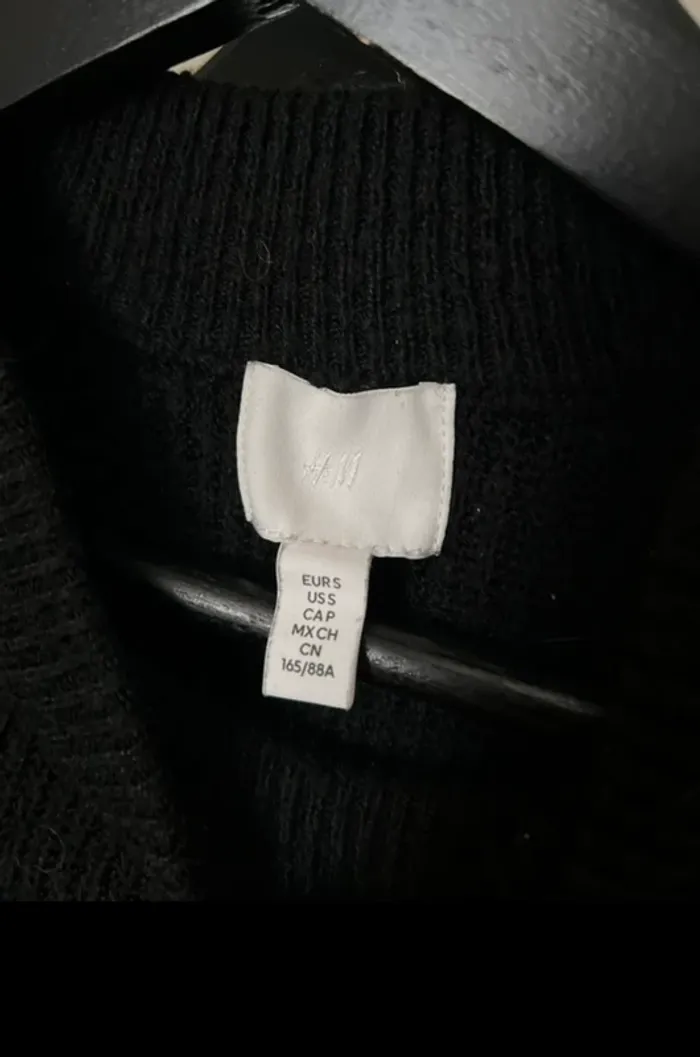 Robe pull noir H&M - photo numéro 2