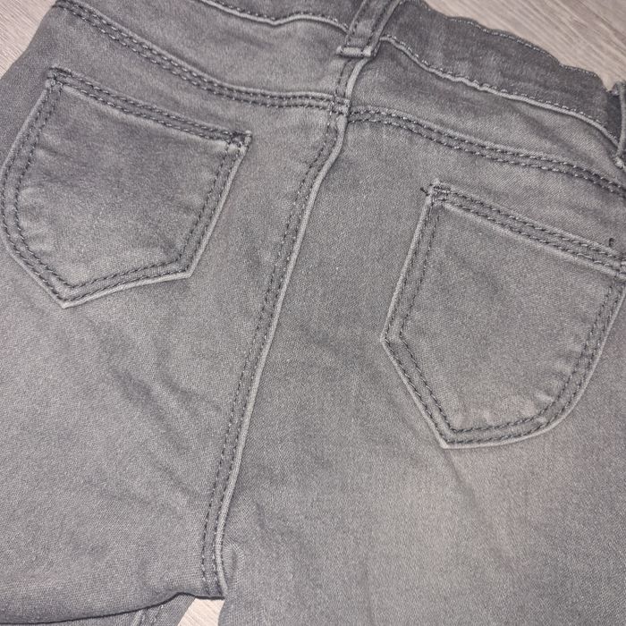 Jean bébé fille primark 9-12 mois gris - photo numéro 5