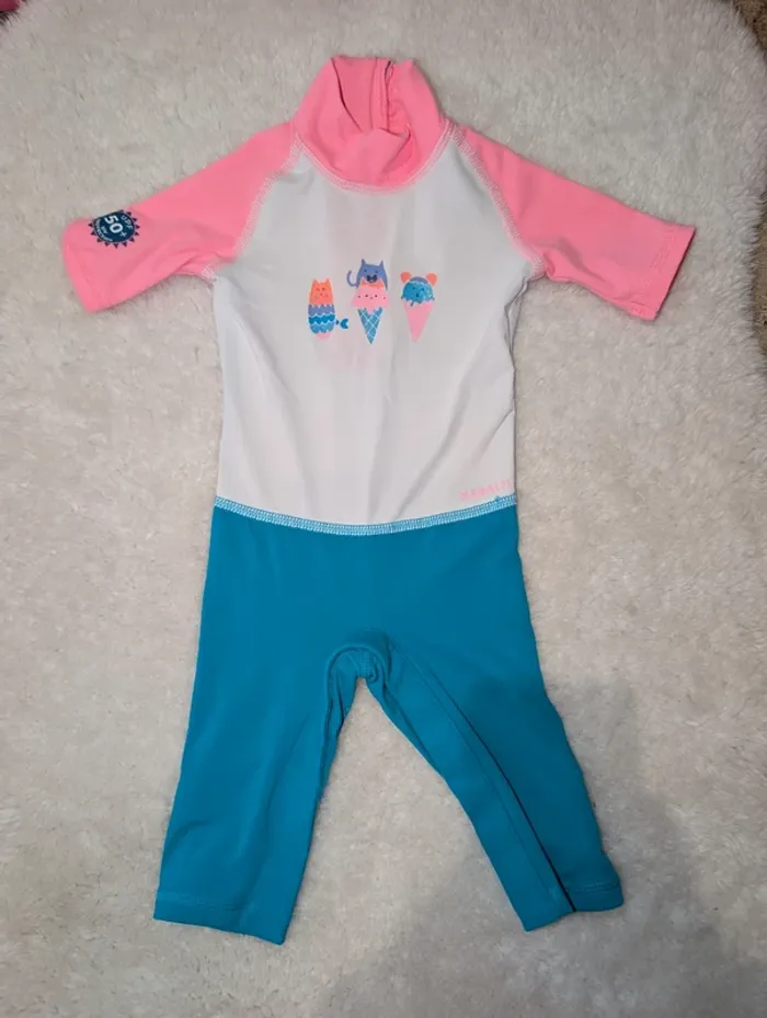 Combinaison Anti uv 12 mois fille