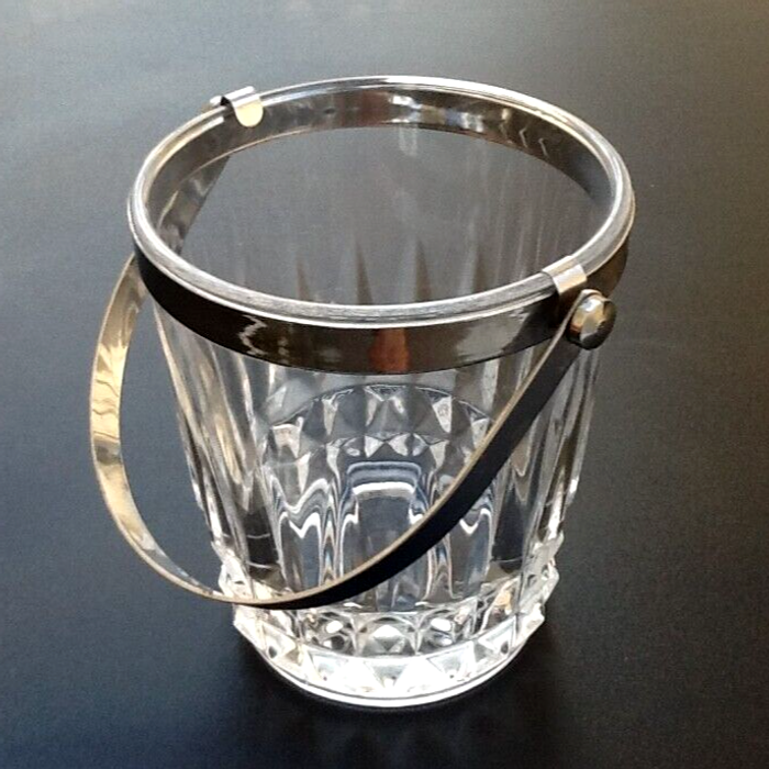 Années 1970 Seau à glace Cristal d' Arques modèle Villandry - photo numéro 2