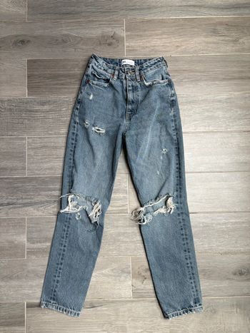 Jean Zara bleu troué