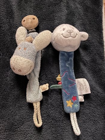 Lot d'attache-tétines de marques (Noukies, Baby Nat...)