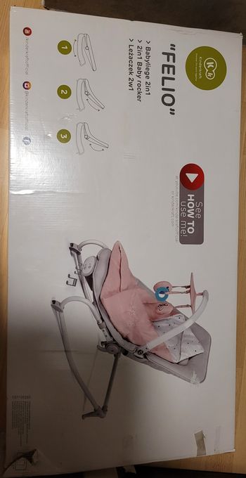 Transat kinderkraft felio rose neuf