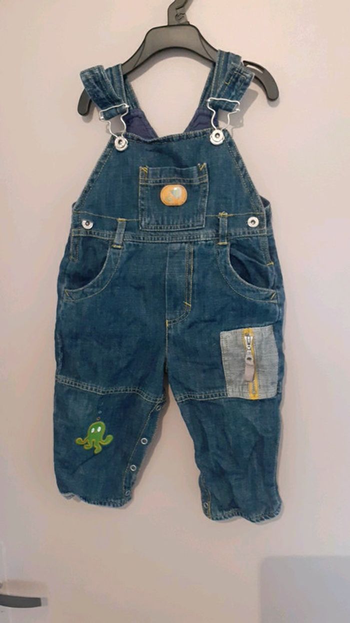Salopette en jean 12 mois