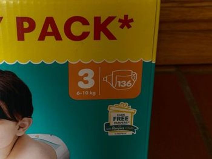 Couches Pampers baby dry - taille 3 - photo numéro 2
