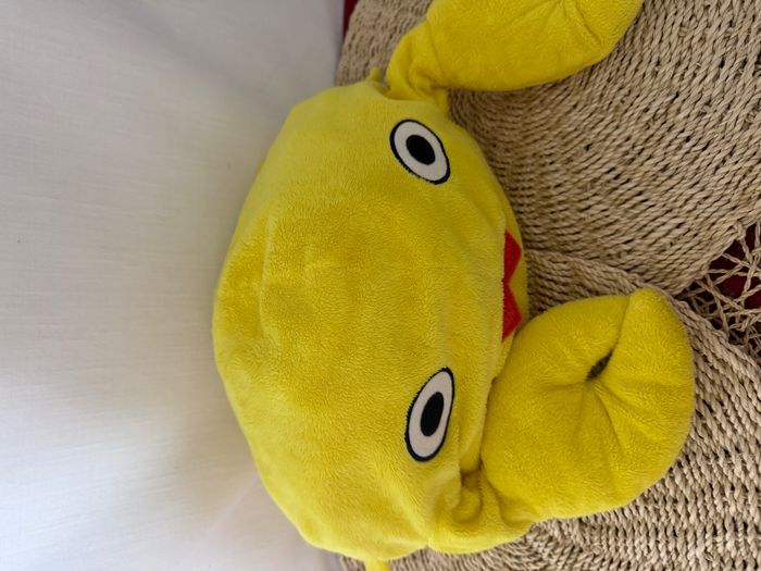 doudou peluche crabe korall krabba jaune - photo numéro 5
