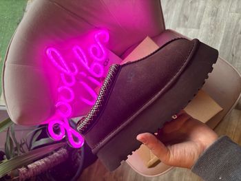 UGG Plate-forme marron