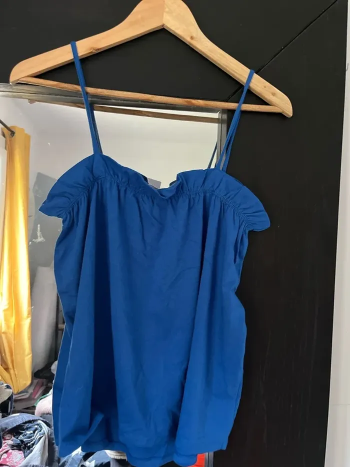 Débardeur neuf bleu Camaïeu - photo numéro 4