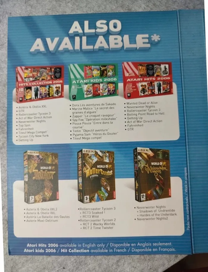 Boite Collector Retro Atari Kids 2006 Complet - photo numéro 8