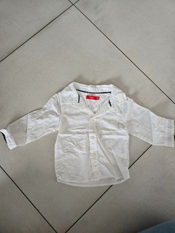 Chemise blanche 12mois