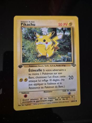 Carte Pokémon ancienne 1995
